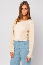 Load image into Gallery viewer, Emery Crinkle Bell Sleeve Top