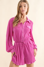 Load image into Gallery viewer, Kenzie Pleated Romper