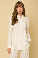 Load image into Gallery viewer, Juniper Oversized Linen Top