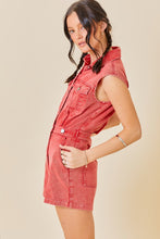 Load image into Gallery viewer, Tailgate Denim Romper