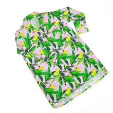 Load image into Gallery viewer, Lavender Lemons Tunic Sleep Shirt