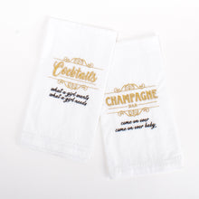 Load image into Gallery viewer, 90&#39;S Embroidered Bar Towel Set
