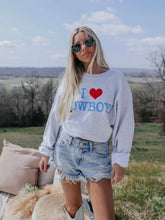 Load image into Gallery viewer, I Love Cowboys Crewneck
