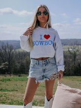 Load image into Gallery viewer, I Love Cowboys Crewneck