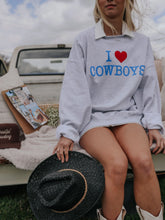 Load image into Gallery viewer, I Love Cowboys Crewneck