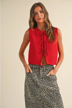 Load image into Gallery viewer, Margot Tie Front Top