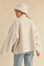 Load image into Gallery viewer, Teddy Sherpa Denim Jacket