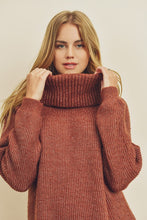 Load image into Gallery viewer, Allie Turtleneck Sweater Dress
