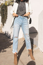 Load image into Gallery viewer, Miley Super High Rise Distressed Jeans
