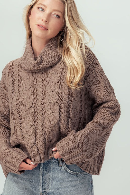 Clare Cable Knit Sweater