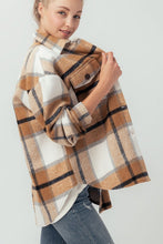 Load image into Gallery viewer, Karen Plaid Flannel Shacket
