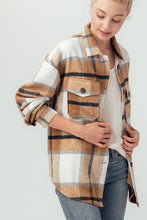 Load image into Gallery viewer, Karen Plaid Flannel Shacket
