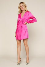 Load image into Gallery viewer, Kaitlyn Satin Blazer Dress
