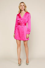 Load image into Gallery viewer, Kaitlyn Satin Blazer Dress