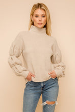 Load image into Gallery viewer, Jackie Bubble Sleeve Sweater
