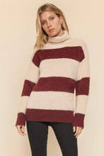 Load image into Gallery viewer, Astrid Turtleneck Eyelash Sweater