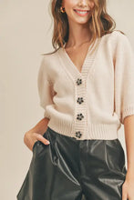 Load image into Gallery viewer, Goldie Jewel Button Cardigan