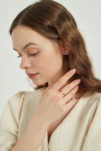Load image into Gallery viewer, Dainty Gold Flat Top Ring
