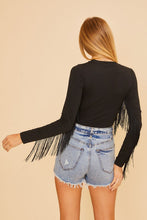 Load image into Gallery viewer, Long Live Cowgirls Fringe Top
