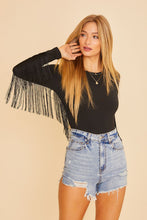 Load image into Gallery viewer, Long Live Cowgirls Fringe Top
