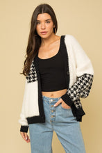 Load image into Gallery viewer, Kinsley Houndstooth Cardigan
