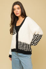 Load image into Gallery viewer, Kinsley Houndstooth Cardigan
