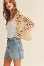 Load image into Gallery viewer, Rosemary Crochet Cardigan
