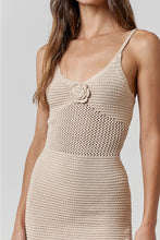 Load image into Gallery viewer, Capri Crochet Midi Dress
