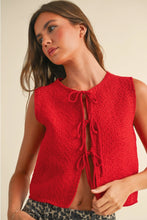 Load image into Gallery viewer, Margot Tie Front Top
