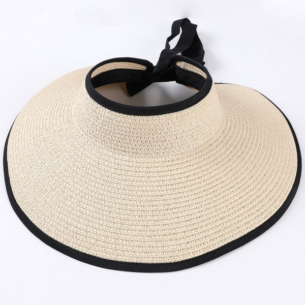 Straw Beach Visor