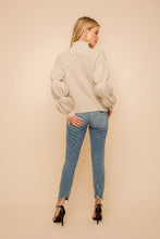 Load image into Gallery viewer, Jackie Bubble Sleeve Sweater
