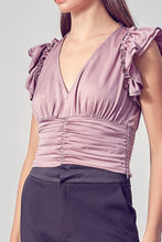 Load image into Gallery viewer, Gloria Ruffle Top

