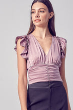 Load image into Gallery viewer, Gloria Ruffle Top
