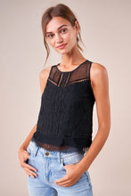 Load image into Gallery viewer, Skyler Sleeveless Lace Top
