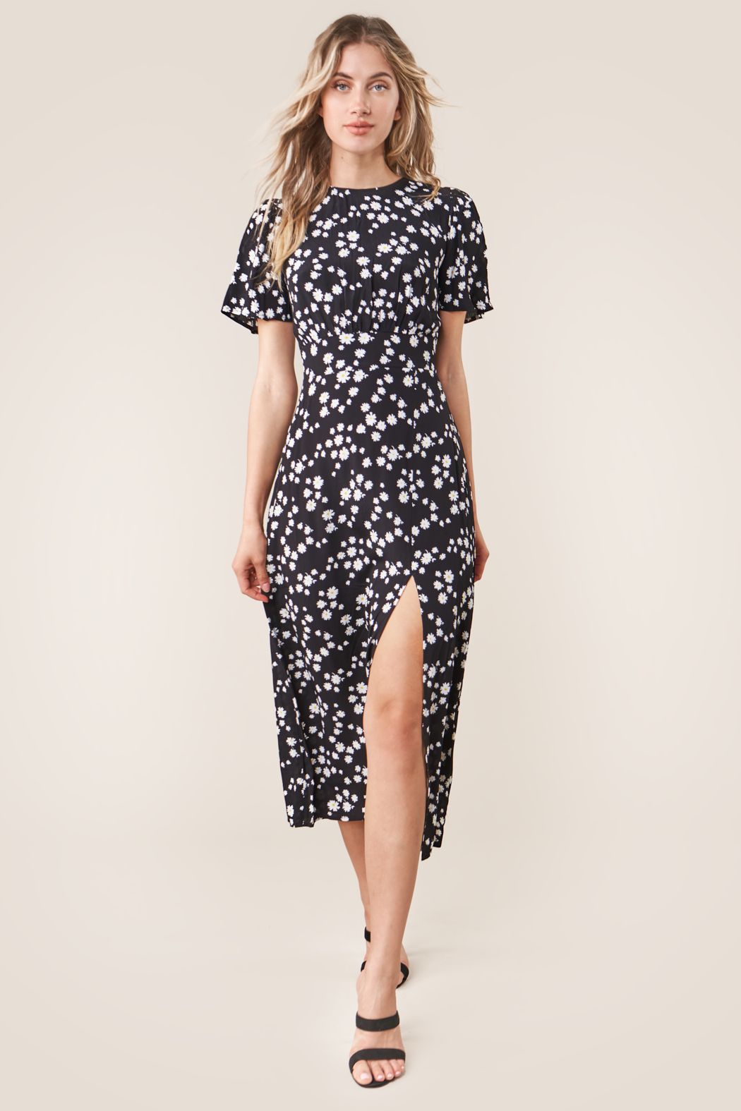 Hannah Floral Midi Dress